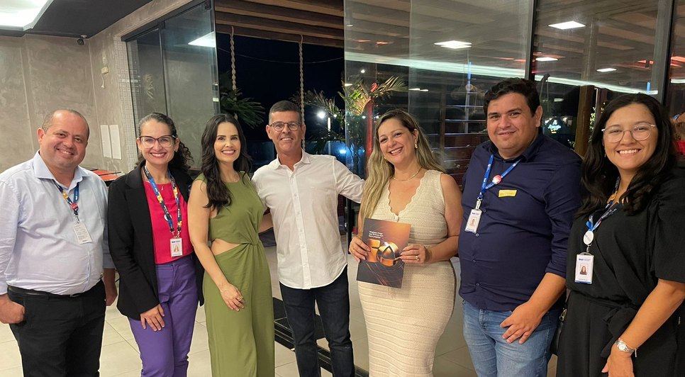 Igor Santos, Nathalie Fontes, Sarah Medeiros, Tony Rodrigues, Adriana Maria e Bruno Holanda