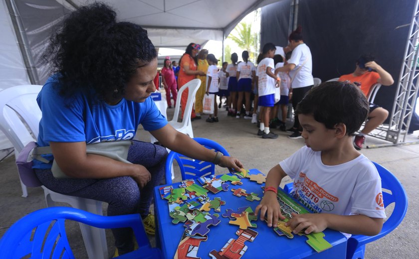 No Jaraguá, Cria leva atividades lúdicas para 5ª edição da Corridinha do TRT