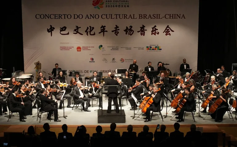 Concerto do Ano Cultural Brasil-China lota Teatro Poupex, em Brasília