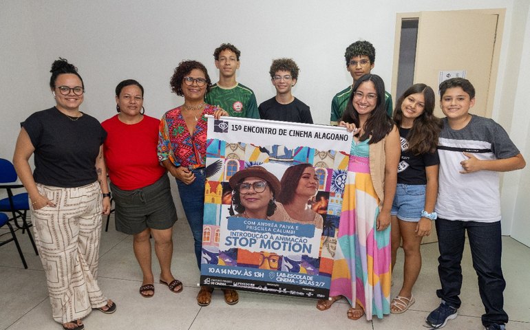 Animação e criatividade marcam primeiro dia do Circuito Penedo de Cinema