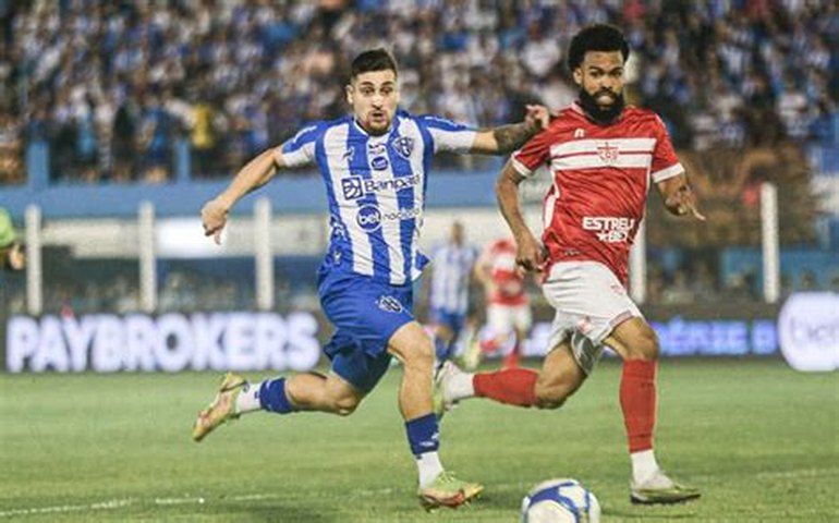 CRB derrota Paysandu no Rei Pelé e sobe na tabela da Série B