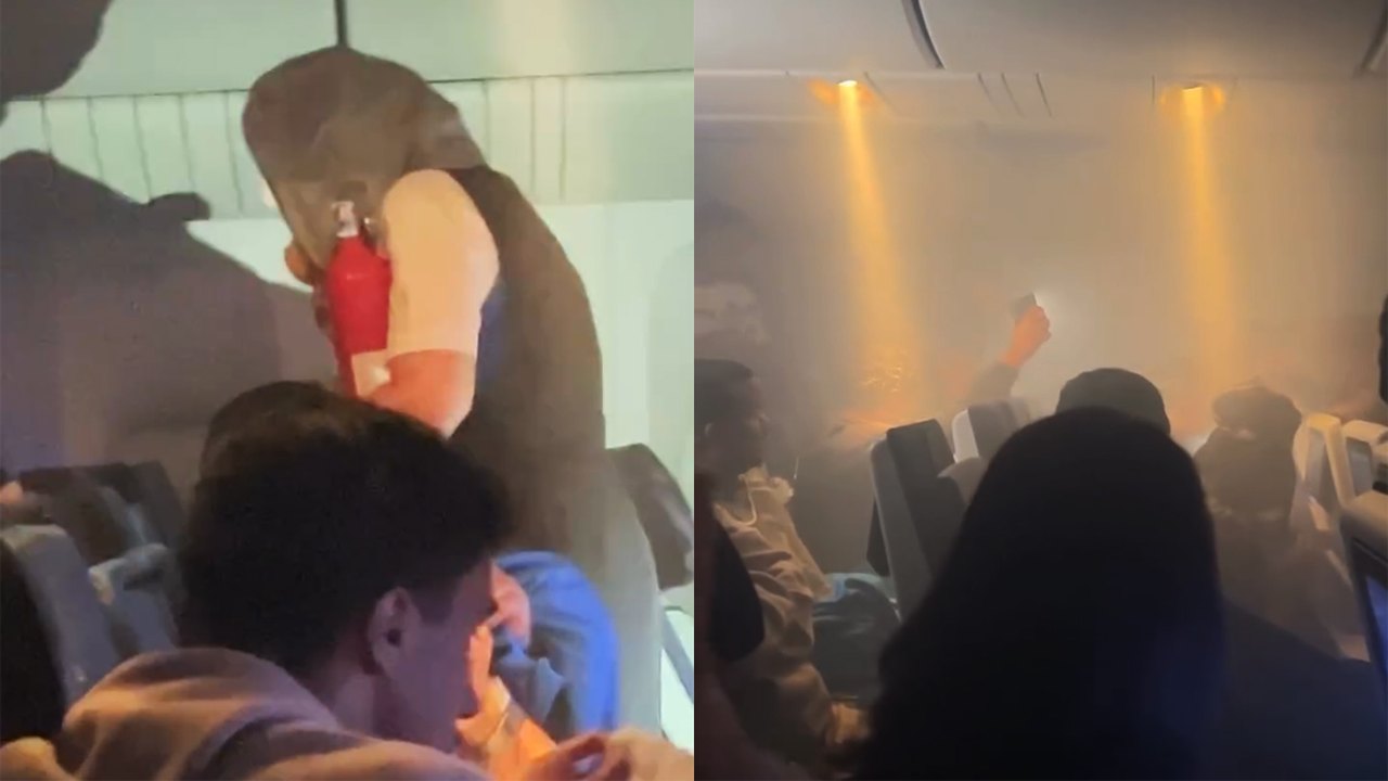 Fumaça na cabine: carregador portátil causa princípio de incêndio em voo da KLM
