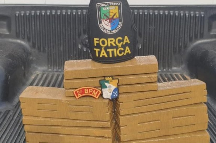 Operação entre PMs de Alagoas e Sergipe prende foragido e apreende 25 quilos de drogas