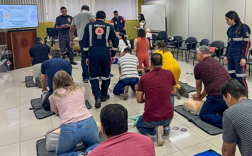 Samu capacita profissionais da Justiça Federal para salvar vidas