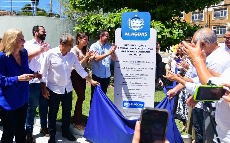 Paulo Dantas inaugura revitalização da Praça Floriano Peixoto
