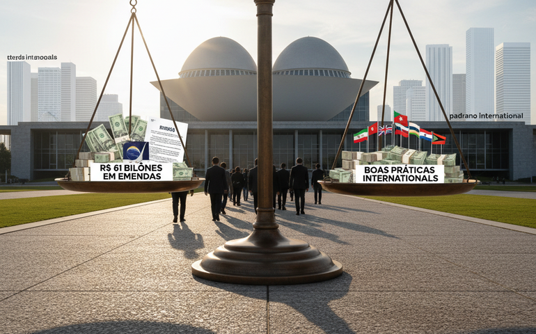 Verba de R$ 61 bilhões para emendas parlamentares distancia Brasil de padrão internacional