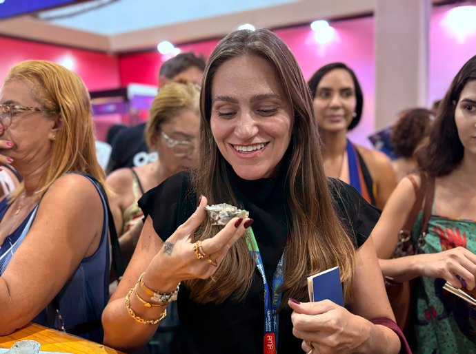 Ostras depuradas da Associação AoBarco são destaque no estande de Coruripe na feira dos municípios