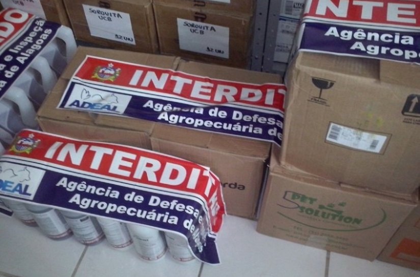 Agência de Defesa Agropecuária interdita 1.155 kg de agrotóxicos em 2016