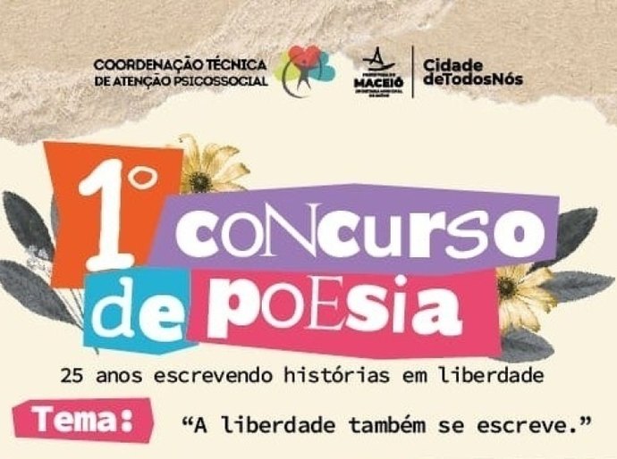SMS divulga resultado final do “1º Concurso de Poesia: 25 anos escrevendo histórias em liberdade”