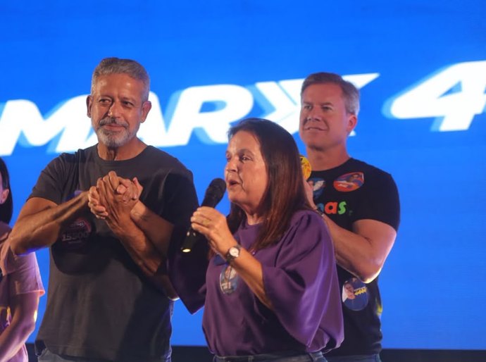 Fátima Canuto participa de grande encontro em Maceió ao lado de Marx Beltrão e Arthur Lira