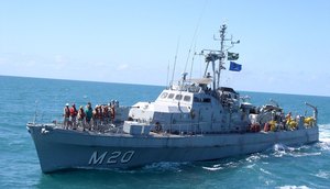 NAVIO VARREDOR / Foto: Marinha