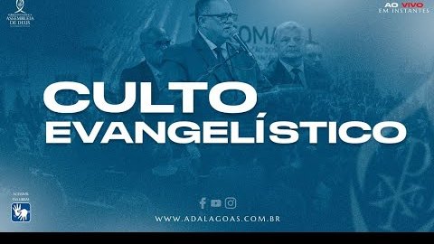 Culto Evangelístico - Acessível em Libras (03/01/2025)