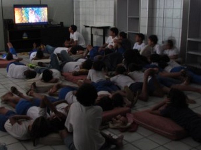 Lazer e diversão também fazem parte da rotina do Lar São Domingos