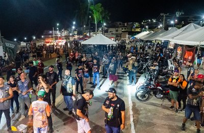 Exposição de motocicletas e apresentações musicais marcam 1º Traipu Motofest