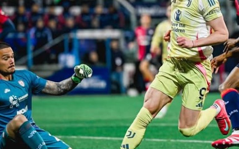 Juventus vence o Cagliari no Italiano e fica na zona de classificação para a Liga dos Campeões