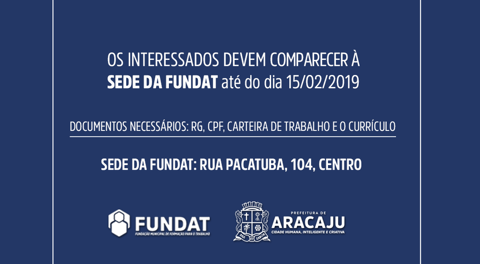 FUNDAT CONFEITEIRO