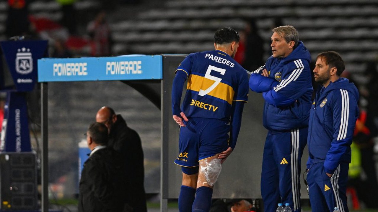 Boca relaciona Paredes para semifinal contra o Vasco, mesmo em recuperação