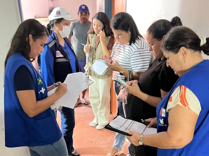 Técnicos da Sesau realizam monitoramento de Vigilância em Saúde nos municípios atingidos pelas chuvas