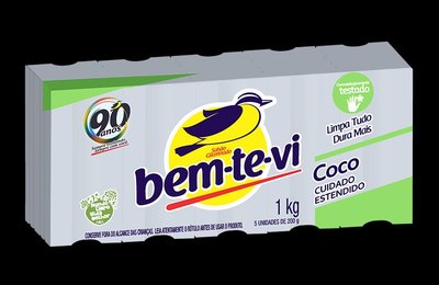 Bem-te-vi líder de mercado em Alagoas, lança sabão em barra perfume de coco  e lava-roupas de dois litros