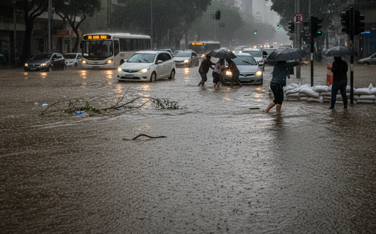 São Paulo entra em estado de atenção para chuvas fortes e alagamentos