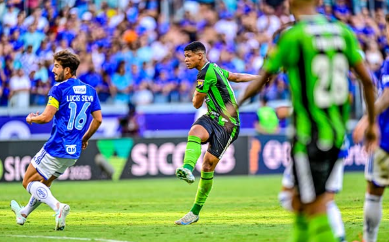 Cruzeiro cede o empate ao América-MG no jogo de ida das semifinais do Mineiro