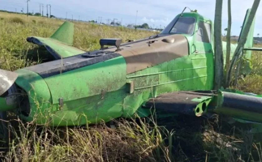 Cenipa investiga pouso forçado de aeronave em Pilar, na região metropolita de Maceió