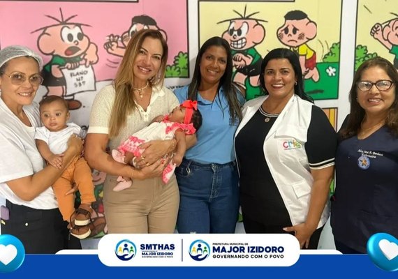 Assistência Social de Major Izidoro promove encontro do Projeto do Ventre ao Berço