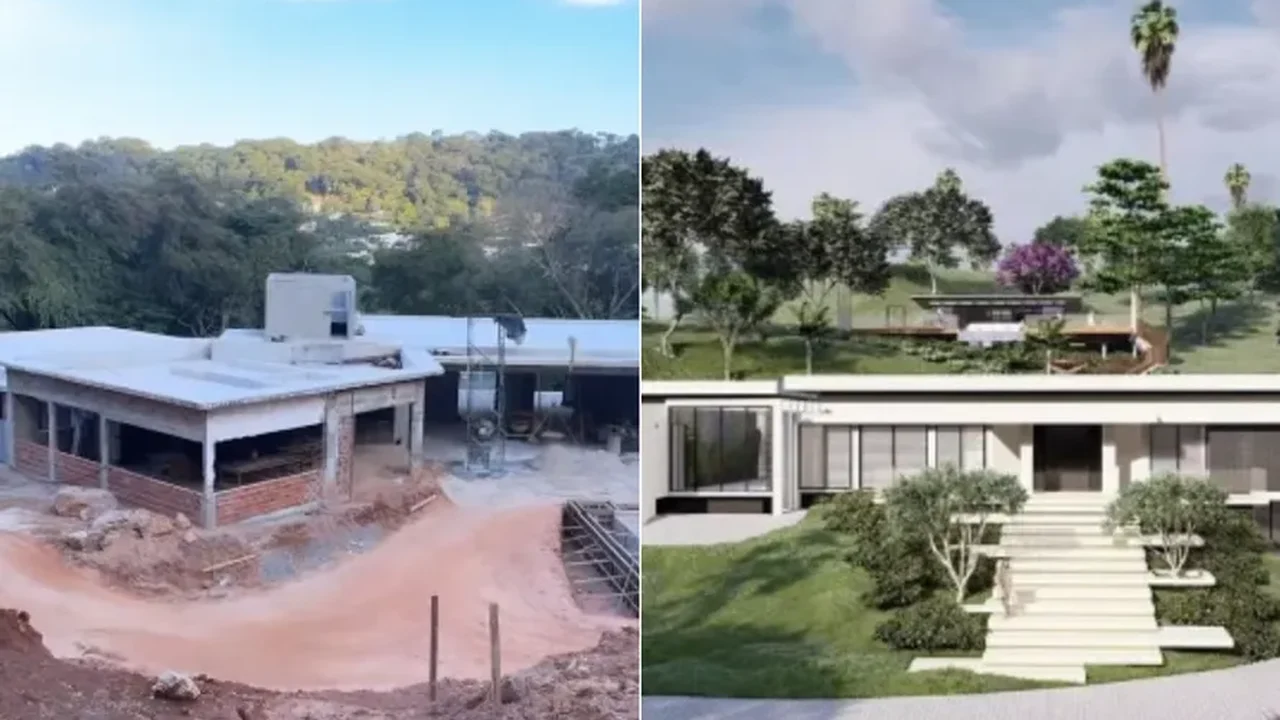 Virginia Fonseca mostra spoiler da casa nova, que tem lareira ao ar livre e sete suítes; veja fotos