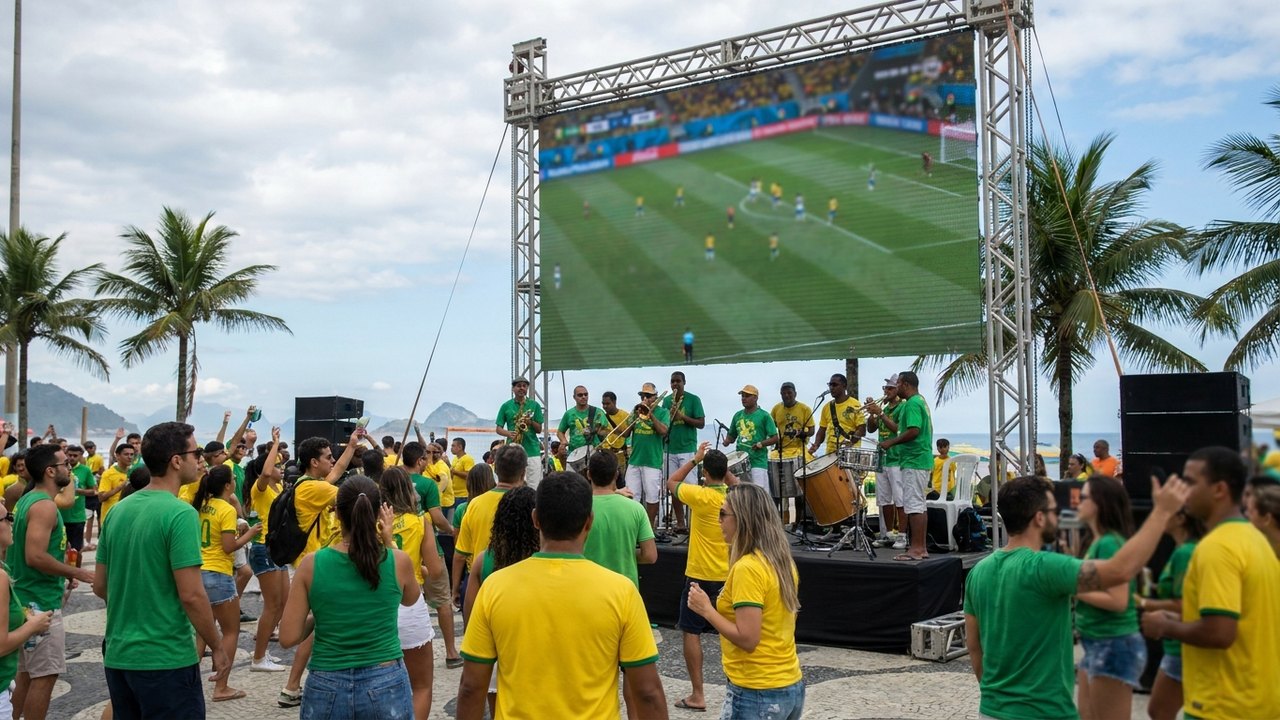 Fan fests na Barra e região terão telões, samba e programação especial para a Copa