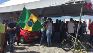 manifestação Uber