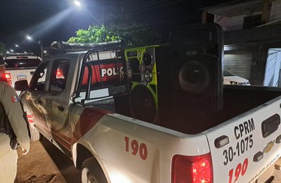 Operação na Base do Sossego apreende dez equipamentos sonoros em Maceió e Marechal Deodoro