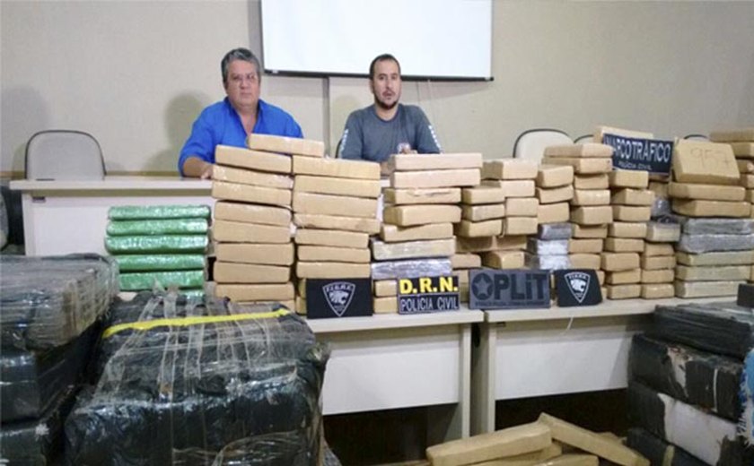 Polícia Civil apreende mais de 1 tonelada de maconha