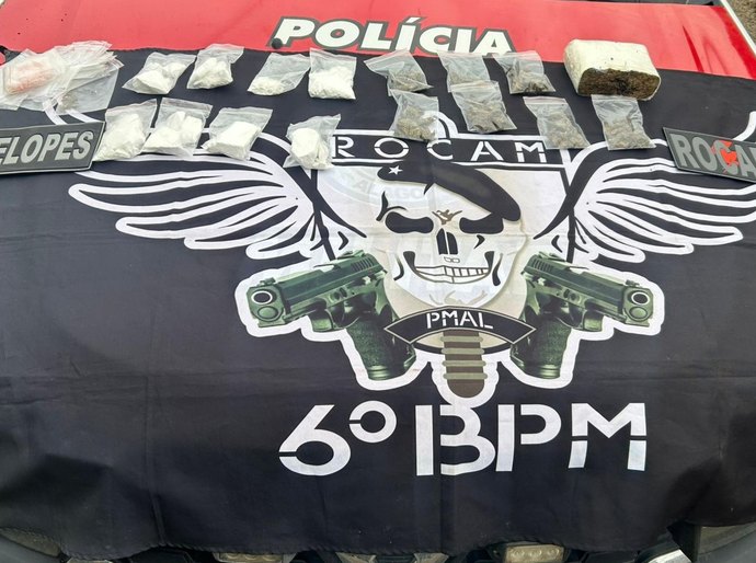 Polícia Militar prende suspeito de tráfico de drogas em Maragogi