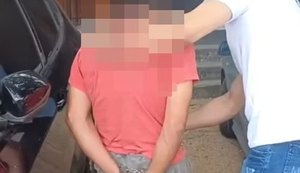 Homem foi preso em flagrante pela polícia. Foto: Reprodução/PC-AL.