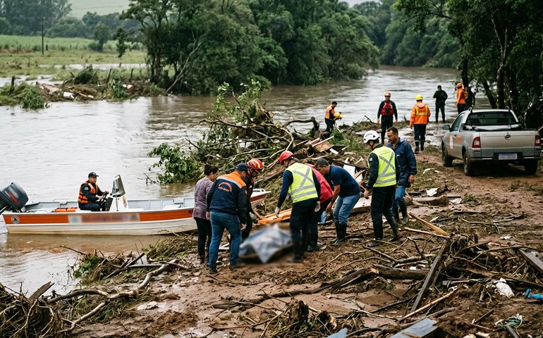 Corpo de idoso é localizado após ser arrastado por chuva no interior; mortes em SP chegam a 22