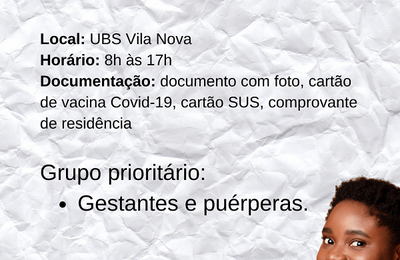 SMS de Palmeira inicia 3ª fase de vacinação contra covid nesta segunda 