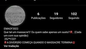 Perfil criado por aluno com ameaça de massacre em Sergipe é investigado / Foto: Foto: Portal A8SE/Reprodução