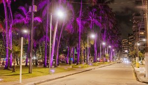 Cor lilás chama atenção para combate à violência contra mulher.  / Foto: Foto: Mariel Matias/Secom Maceió