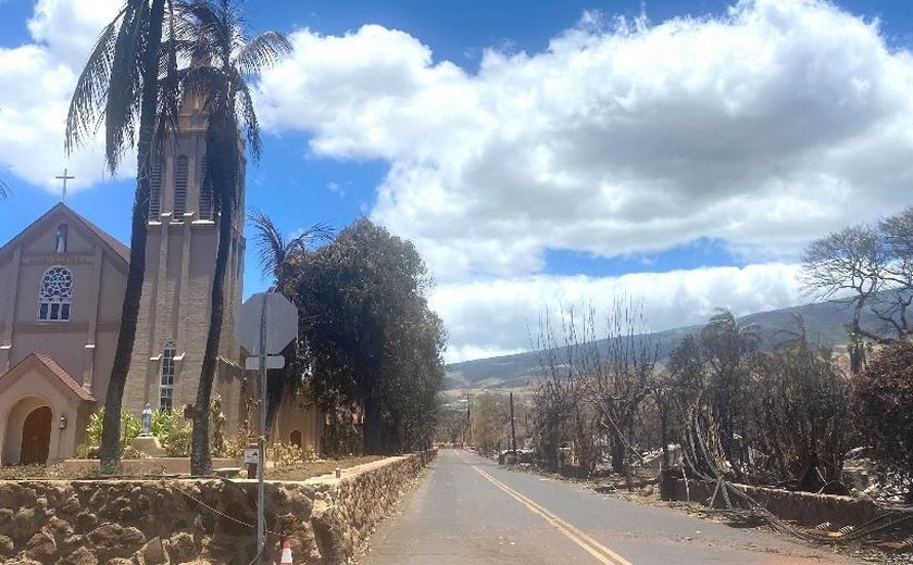 'Parece photoshopada': casa viraliza após ser poupada dos incêndios no Havaí