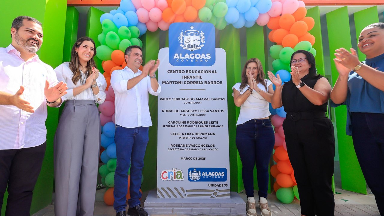 Governador Paulo Dantas entrega em Atalaia a 73ª creche Cria