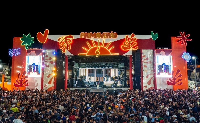 Primeiro dia do Festival Primaverão é marcado por muita música e diversão em Traipu