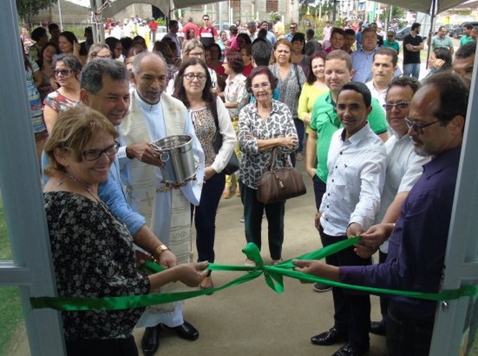 Eliza Alves inaugura academia de saúde na Mata do Rolo em Rio Largo