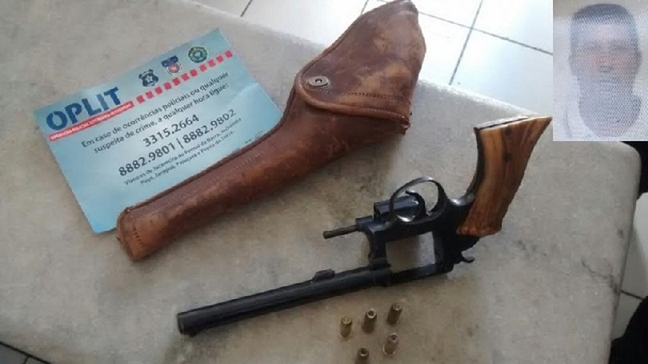 Oplit prende homem que estava armado ameaçando em Jacarecica