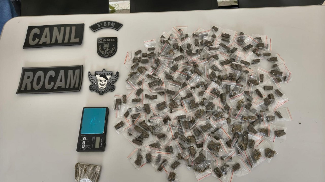 Polícia Militar apreende armas e mais de quatro quilos de drogas no interior de Alagoas
