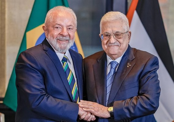 Lula se reúne com presidente da Palestina em Nova York