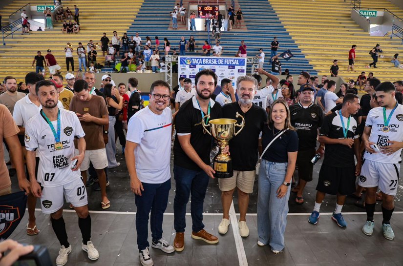 Esporte Clube Traipu conquista título inédito da Taça Brasil de Futsal