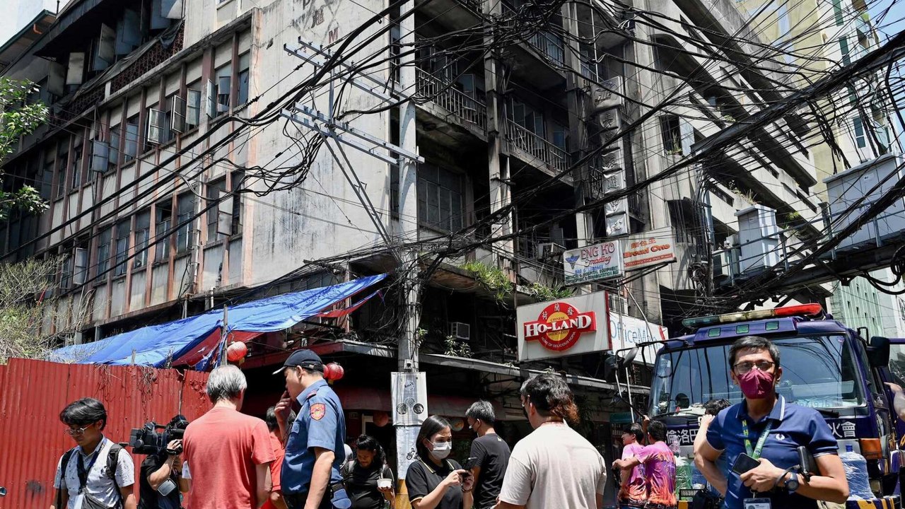 Filipinas: incêndio atinge prédio no bairro de Chinatown, em Manila, e deixa 11 mortos