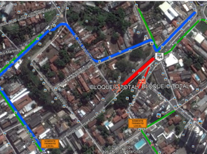 Confira locais de interdição no trânsito de Maceió no final de semana