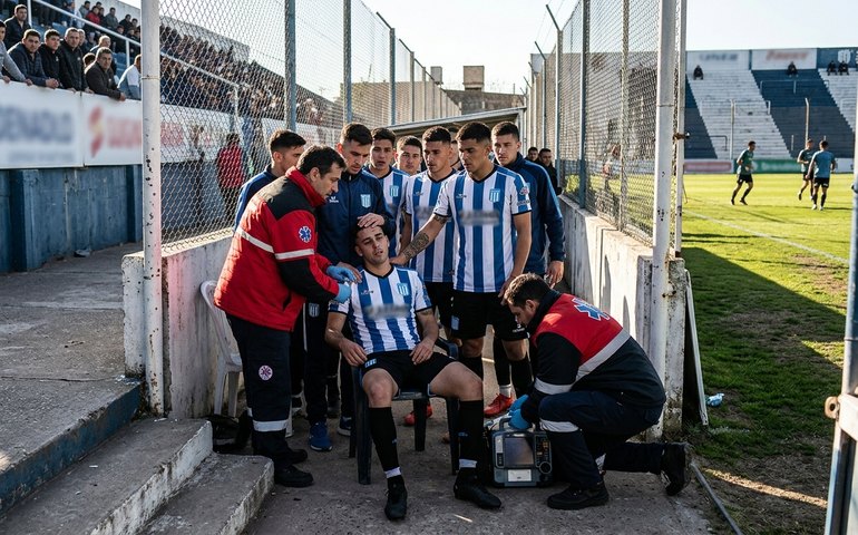 Jogador de 22 anos sofre AVC antes de entrar em campo pela terceira divisão argentina