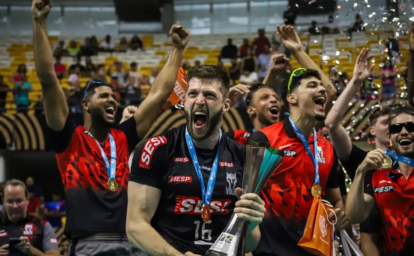 Sesi Bauru conquista título da Superliga masculina de vôlei 2023/2024